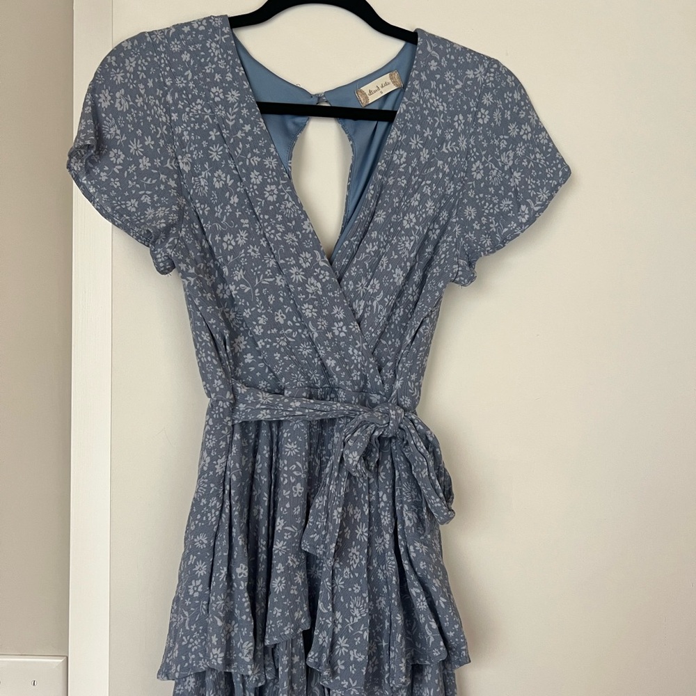 Altar’d State Blue Floral Romper